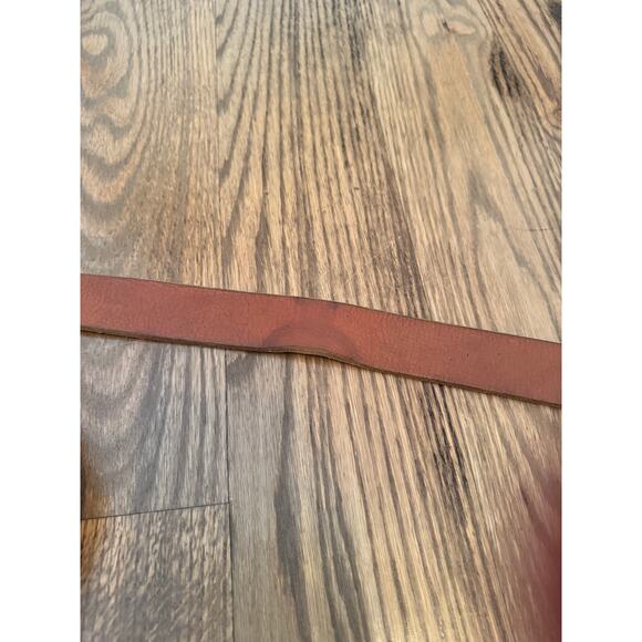 KENNETH COLE REACTION Brown Leather Belt Size 33 - Picture 5 of 6